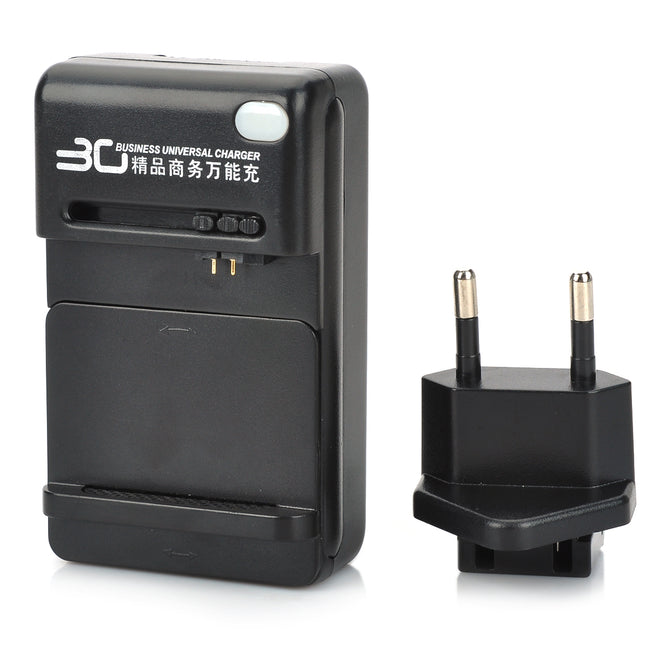 Universal Positive and Negative Electrode Auto Identification Charging Dock with EU Adapter - Black