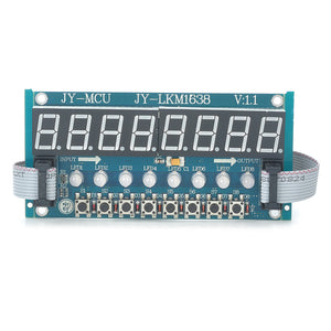 JY-MCU 8X Red Light Digital Tube + 8X Key + 8X Double Color LED Module