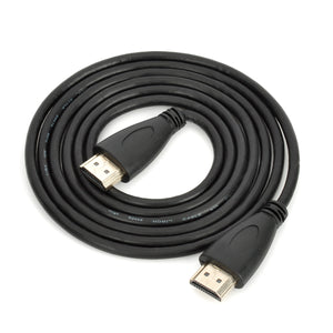 Gold Plated HDMI V1.4 Male to Male Connection Cable - Black (1.5m)
