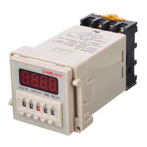 1.2" LED 4-Digit Digital Display Time Relay