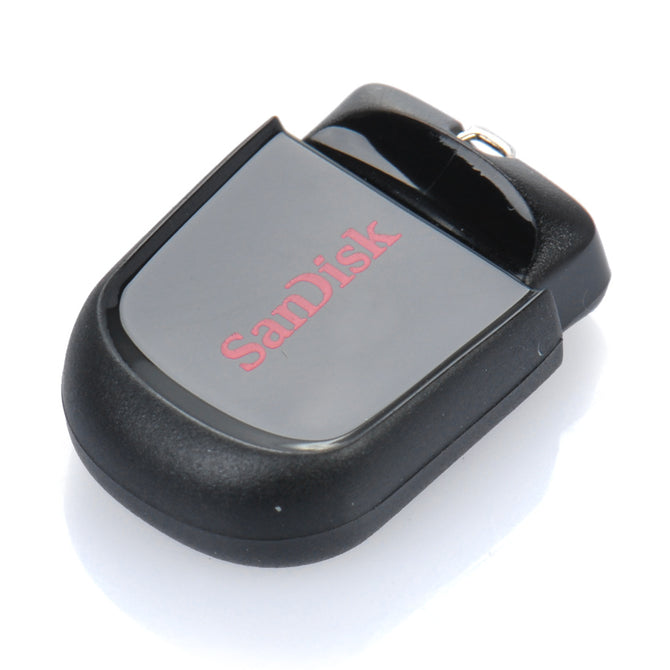 Genuine SanDisk Ultra Mini USB 2.0 Flash Drive - Black + Silver (8GB)