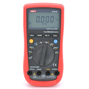 UNI-T UT61E 2.6" LCD Digital Multimeter - Red + Black (1*9V 6F22)