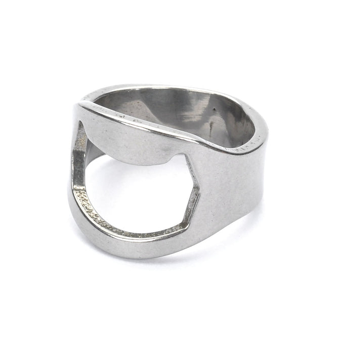 Finger Ring Style Bottle Opener for Bar / Pub / Home - Silver