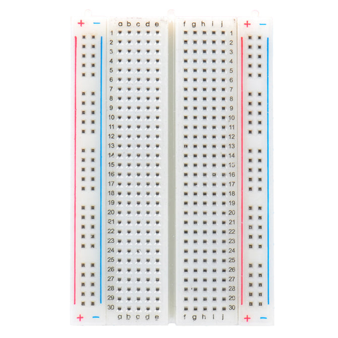 400 Tie Points Prototype Solderless Breadboard - White