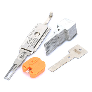 HU66 Car Lock Plug Reader for Volkswagen/Audi/Porsche/Skoda - Silver White