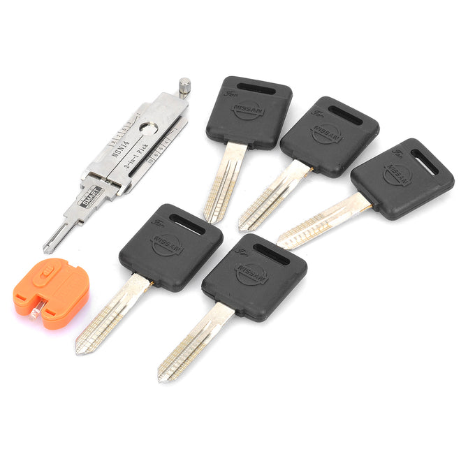 NSN14 Car Lock Plug Reader for Nissan - Silver White