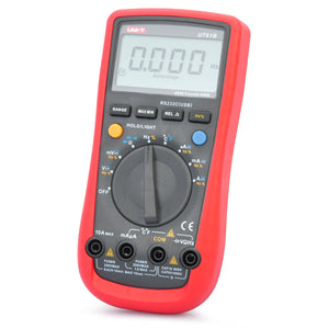 UNI-T UT61B 2.6" LCD Digital Multimeter - Red + Grey (1 x 9V)