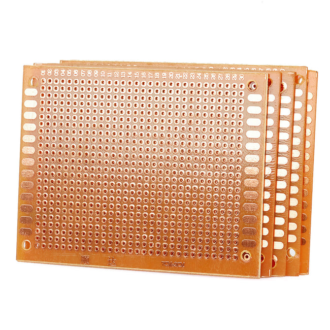 Prototype Universal Printed Circuit Board Breadboard - Brown (5PCS)