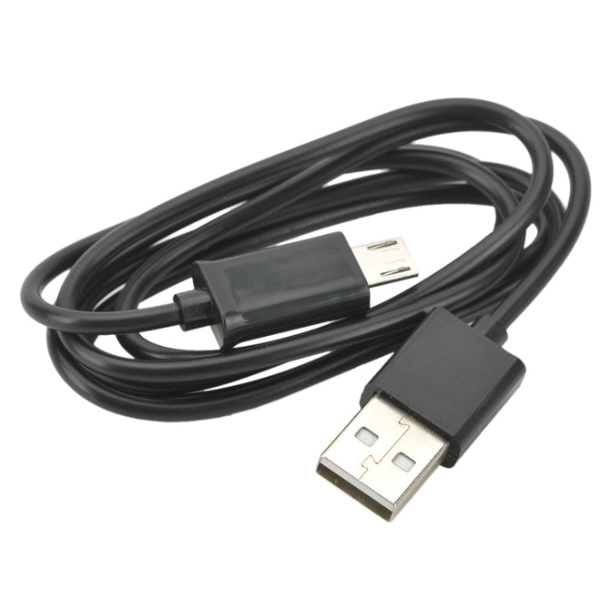 USB to Micro Charging Data Cable for Cell Phone / Tablet & More -Black