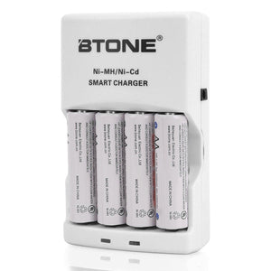 AA / AAA Battery Charger with 4 x AA Batteries / Car Charger