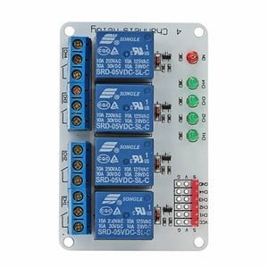 4-Channel 5V Relay Module Expansion Board for Arduino