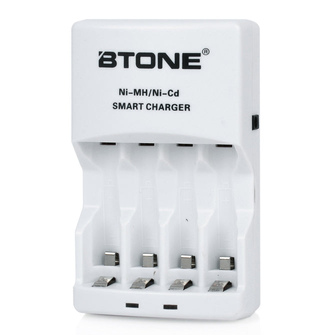 Smart AC / Car Powered AA / AAA Battery Charger