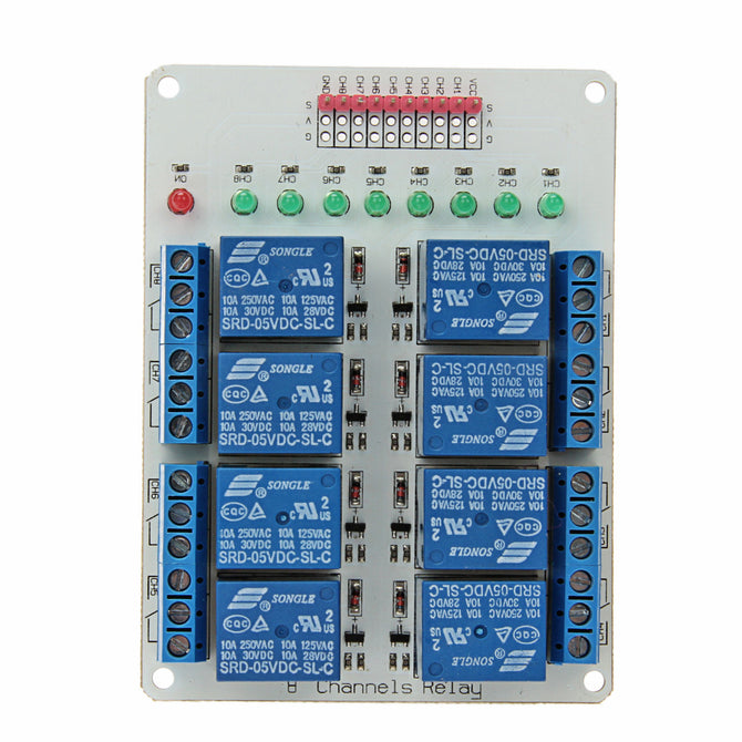 8 Channel 5V Relay Module Extension Board for Arduino