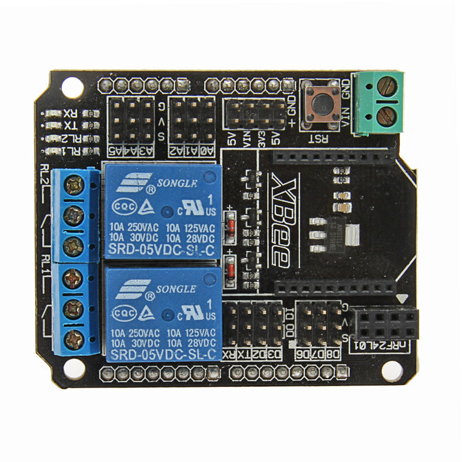 2 Channel Relay Shield Module for Arduino (XBee / BTBee Interface)