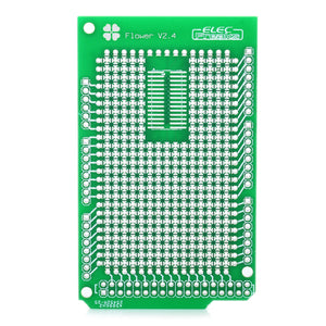 Flower-SOIC Protoboard-MEGA Shield Breadboard for Arduino (Works with Official Arduino Boards)