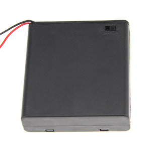 4 x AA Batteries Holder Case Box with Leads