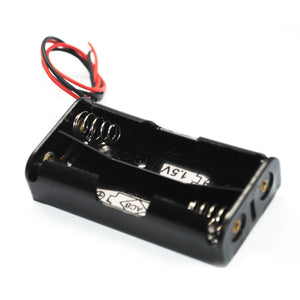 2 x AA Batteries Holder Case Box with Leads