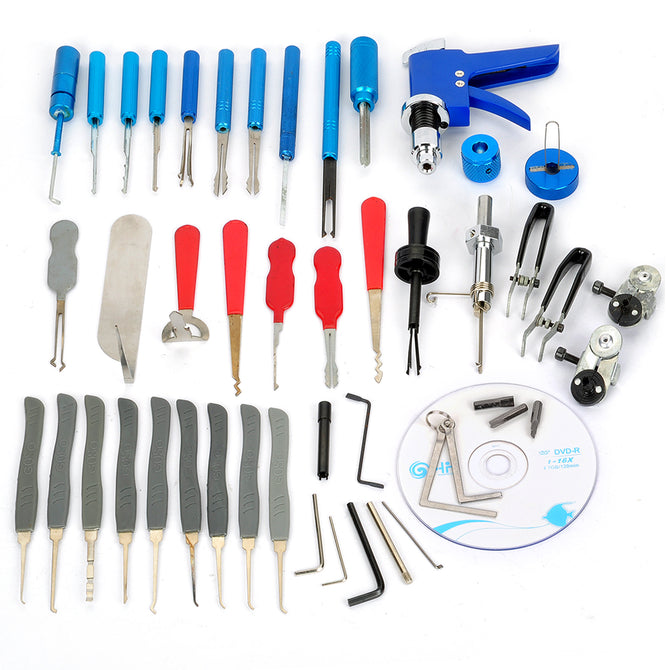 Universal Car & Civil Lock Pick Set - Silver