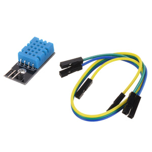 DHT11 3-Pin Digital Temperature Humidity Sensor Module - Green
