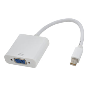 Thunderbolt to VGA Female Video Adapter Cable - White (15cm)
