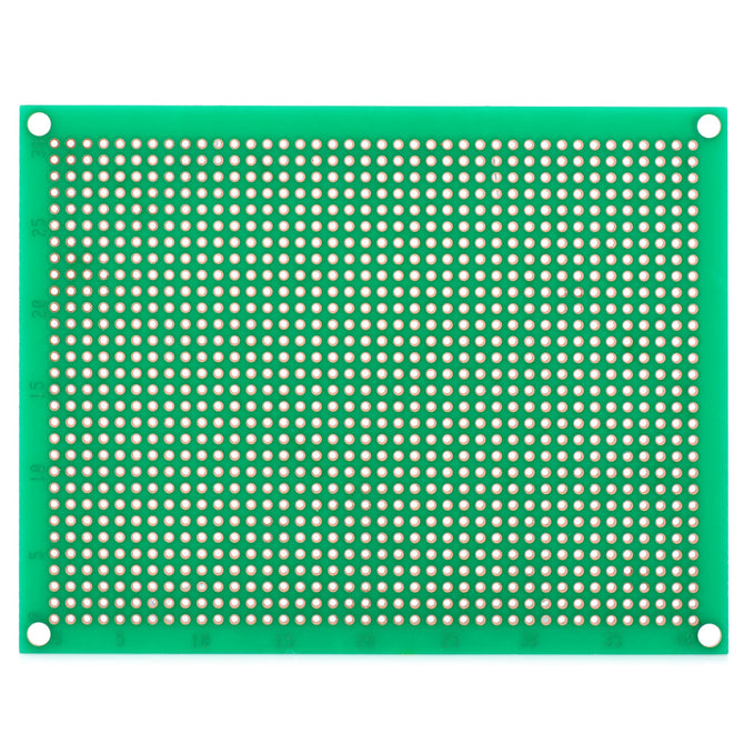 Double-Sided Glass Fibre PCB Prototype Board for Arduino (11*8.5cm)