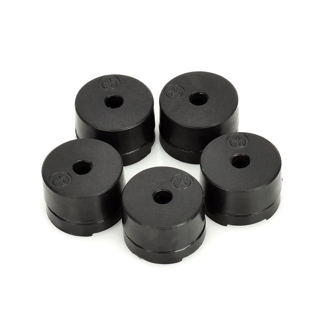 3V Electromagnetic Buzzers for DIY Project - Black (5PCS)