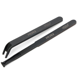 Portable 2-in-1 Lock Picks Tool for BMW / Peugeot Vehicle - Black (2 PCS)