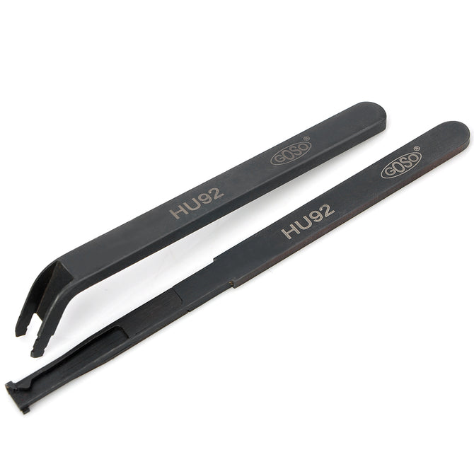 Portable 2-in-1 Lock Picks Tool for BMW / Peugeot Vehicle - Black (2 PCS)