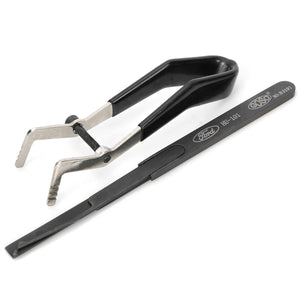Portable 2-in-1 Lock Picks Tool for Focus Vehicle - Black (2 PCS)