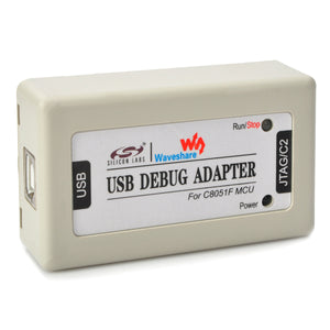 USB Debug Adapter C8051F C2/JTAG Port Emulator - White