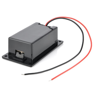 9V Battery + T-Type Buckle Case Set - Black