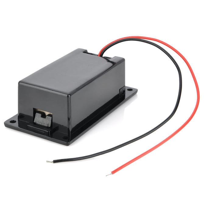 9V Battery + T-Type Buckle Case Set - Black
