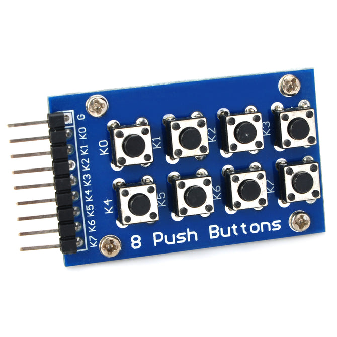 8 Push Buttons Keypad Module - Blue