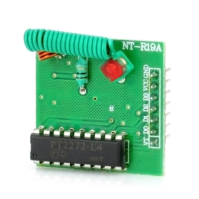 NT-R19AL Super-Regenerative Wireless Receiving Module - Green