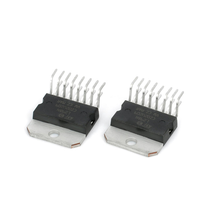 L298N Stepper Motor Driver Chip Module - Black + Silver (2 PCS)