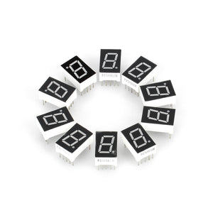 FJ5101BH 10-Pin 7-Segments Red LED Display Common Anode (10 PCS)