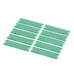 Double Side Prototype PCB Breadboards (2 x 8cm / 10 PCS)