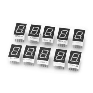 FJ5101AH 10-Pin 7-Segment Red LED Display Common Cathode (10 PCS)