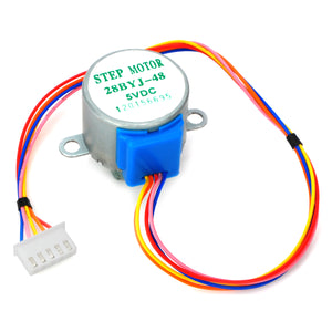 28BYJ-48-5V 4-Phase 5-Wire Stepper Motor for 28BYJ-48-5V Microcontroller - Silver