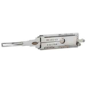 Stainless Steel Auto Smart Locksmith Tool Set for Ford Focus - Silver