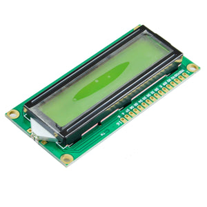 1602A 16*2 Lines Black Character LCD Module w/ Yellow Backlight