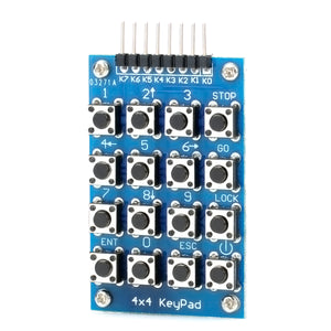 4 x 4 Press Buttons Module - Blue