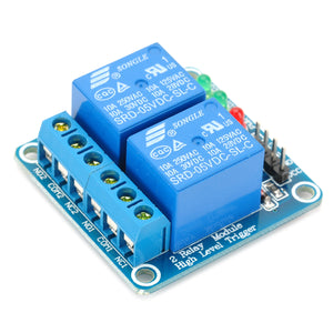 2 Channel 5V High Level Trigger Relay Module for Arduino
