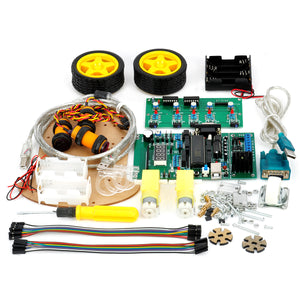 Multi-Function Obstacle Avoidance / Line Tracking Robot Car Kits for Arduino