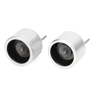 Ultrasonic Wave Transmitter + Receiver Head Set - Silver
