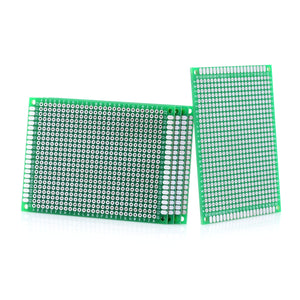 Double-Sided Prototyping PCB Universal Board (6 x 8cm / 5 PCS)