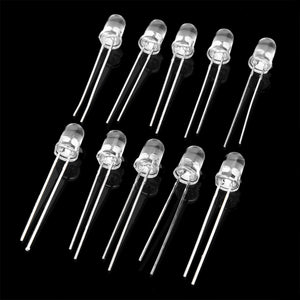 5mm RGB Slowly Strobe LEDs Pack - Translucent (10 PCS)