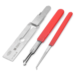 Stainless Steel Lock Picks Set for Third Generation Honda - Silver