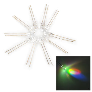 5mm RGB Fast Strobe LEDs Pack - Translucent (10 PCS)