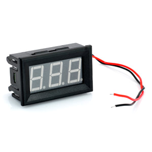 3-Digit Green LED Digital Voltmeter Meter Module - Black (DC 3.2~30V)